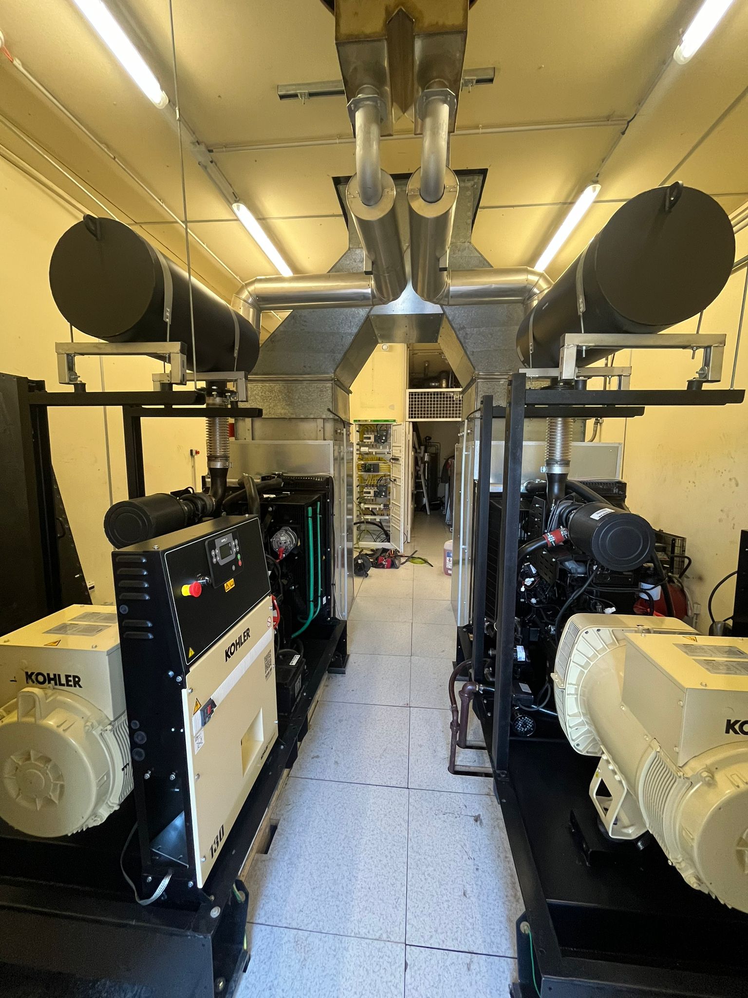 Vue d'ensemble des deux nouveaux groupes Kohler installés